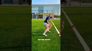Взрывные скоростные упражнения в обороне для футбола #soccershorts
