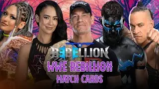 WWE REBILLION DREAM MATCH CARD PREDICTIONS - RERO_CARDS