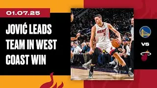 Nikola Jović 20 PTS 6 REB 4 AST 🔥 | Miami HEAT vs. Golden State Warriors | January 7, 2025