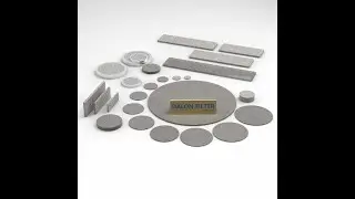 SINTERED STAINLESS STEEL TRIANGULAR FILTER PLATE