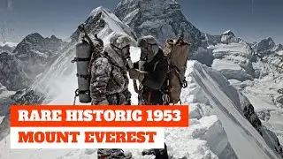 Rare Historic 1953 Everest Expedition Footage Restored #everest #fyp #rare #unseen #viralvideo #yt