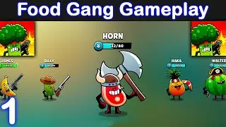 Food Gang - Game-play Walk-through Part 1 - Tutorial (iOS, Android) | MG Games