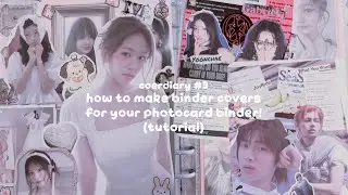 coerdiary #3 || how to make a binder cover!