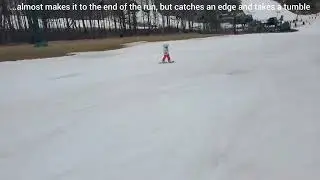 Kiana learned how to turn today!  She'll be carving in no time 🏂🤙