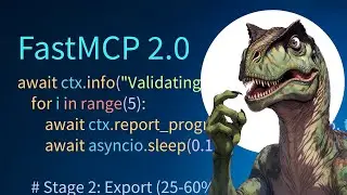 Multi-stage progress reporting for long-running operations using FastMCP's progress tracking system