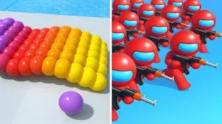 Gun Clash 3D Vs Canvas Run🔥🌈🔥Max Levels Walkthrough Mobile Gameplay Ty66