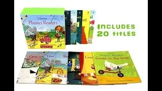 Usborne 20 Book Picture Flat Phonics Set - Reader's Warehouse