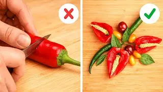 🍎 INCREDIBILI TRUCCHI DA CUCINA 🔪 Geniali metodi per tagliare la frutta! ✨