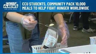 Coastal Carolina students help non-profit pack 10K meals to combat global hunger