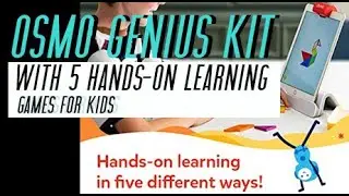 Osmo Genius Kit with 5 Hands-on Learning Games #Osmo #iPad #kids #games
