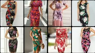 Simply gorgeous and elegant printed bodycon dress designs #newtrendofdress #modernoutfits #partywear