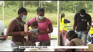 Campagne de dépistage massif, cité Concorde à Matoury, après le décès d'une résidente.