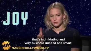 Jennifer Lawrence Says Joy Mangano Is 'Intimidating'