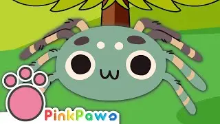 Itsy Bitsy Spider! 🕷️🌂 | Pink Paws Nursery Rhymes
