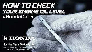 How to Check Your Engine Fluid Level - AutoPH 101 | Honda Cares