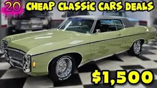 OMG! 20 Classic Cars for Sale CHEAP You WON'T Believe! - Ad Link in Video Description on...