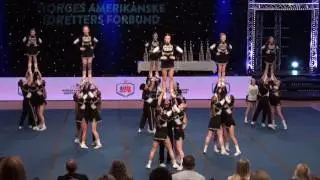 Norgesmesterskapet i Cheerleading 2017 Junior Cheer Coed Elite   NRC Tigers Junior Coed Elite dag 2