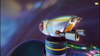 1 Hour of Space Cinema With All Rubber Duck