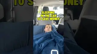 Sleeping in the car to save money.#doordash #carlife #vlog