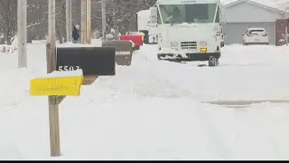 Snow slowing mail delivery