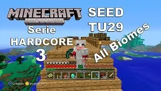 Minecraft: XBOX 360/ONE/PS3/PS4 Seed TU29 / Todos los Biomas - All Biomes Muchos Diamantes SERIE