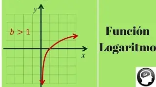Función Logarítmica, dominio, rango, asíntota, gráfica