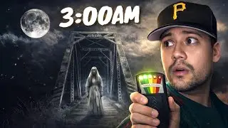 MUJER fantasma se nos aparece en un PUENTE abandonado a las 3:00AM(La sepultaron en este lugar)