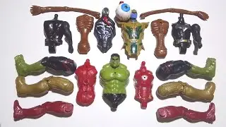 Marvel's toys Avengers Hulkbuster, seren head, Thanos amor, iron-man, Batman, BLACK venom 