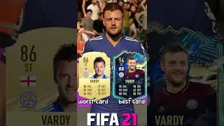 🏴󠁧󠁢󠁥󠁮󠁧󠁿 JAMIE VARDY worst vs best card in EVERY FIFA! (13-25)⚽ #fifa #eafc25 #fc25 #vardy #leicester
