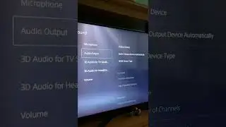 Enable 3D Audio on PS5