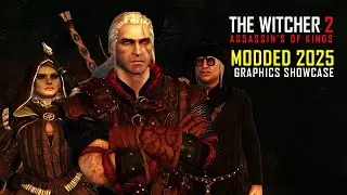 The Witcher 2: Modded 2025 Graphics Showcase (AI Textures, EnhancedCamera, TW3 Geralt)