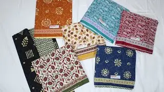 100% Original Pure Cotton Suits / Pure Cotton Dress Material / Jaipuri Cotton Suits /Qureshiya suit