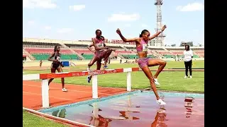 3000M SC W FINAL:See how young Faith beat record holder, OLYMPIC TRIALS 2024