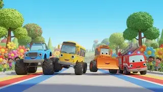 Monster Vehicles Dance 🚜🔥🎵 | Fun Kids Song to Learn Vehicles and Movement
