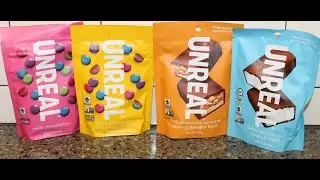 Unreal: Milk Chocolate and Dark Chocolate with: Crispy Quinoa, Caramel Peanut Nougat, Coconut Bars