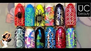 UberChic Stamping Plates Collection 1 Review & Swatches