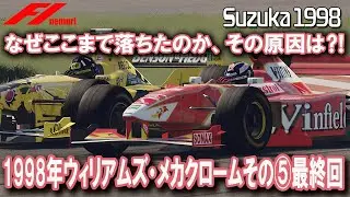 F1 1998 ウィリアムズ・メカクローム　その⑤最終回　なぜここまで落ちたのか、その原因は⁈
