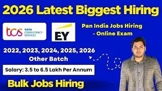 ❤️Salary 9 Lakh - TCS, EY Internship Hiring Program, American Chase, Hummingbird for Fresher