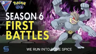 Fist Season 6 Battles! Great League Pokemon Go PvP