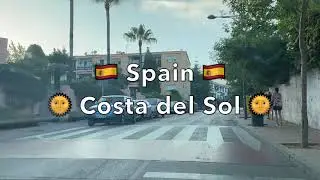 ** SPAIN ** Andalusia * Beautiful drive on Costa del Sol, Marbella to Benalm&aacute;dena on A-7 Eastbound