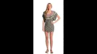 Trina Turk Kon Tiki Cover-Up Tunic | SwimOutlet.com