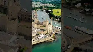 Caernarfon castle, Wales, United Kingdom #travel #beautifuldestinations #wales