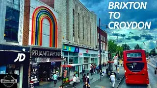 LONDON 4K I rode the fastest 🚍109 from Brixton to Croydon Join me