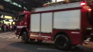 Inc&ecirc;ndio no HCOR - Chegada dos bombeiros.