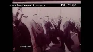 President of Pakistan Ali Bhutto's visit to Kuwait.  Archive film 98135