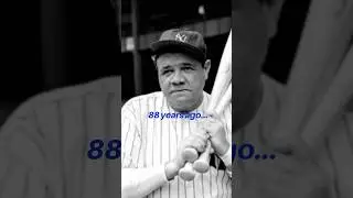 88 years ago&hellip; ⚾️ #baberuth #legend #ball #history #shorts