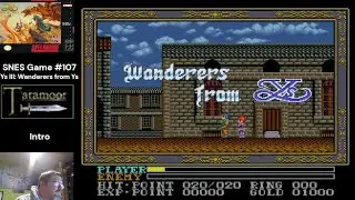SNES Game 107 - Taramoor plays Ys III: Wanderers from Ys - Part 1