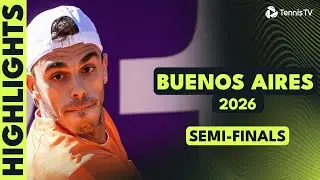 Cerundolo Battles Etcheverry; Baez Faces Darderi | Buenos Aires 2026 Semi-Final Highlights