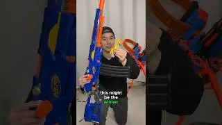 World's Smallest Nerf sniper vs Normal Nerf sniper