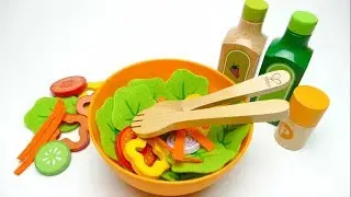 Felt Toys for Kids and Toddlers - Garden Salad Set